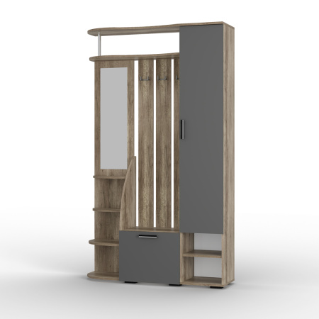 Прихожая "Агата" ПР-03 (дуб каньон/графит)