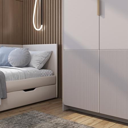 Шкаф 3-х створчатый "Пандора" ШК-06 (Кашемир/Айриш MF03)