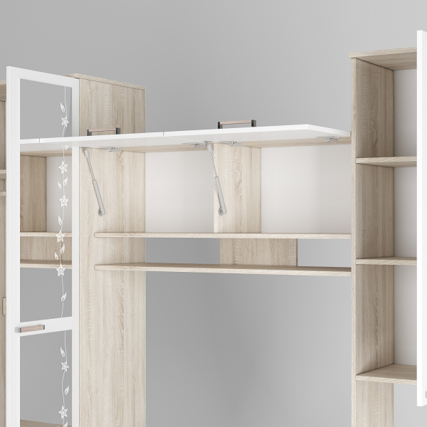 Гостиная "Лукас" (Сонома/белый)