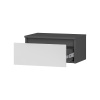 Тумба прикроватная "Шарм" ТБ-11 (Графит/ Белый)