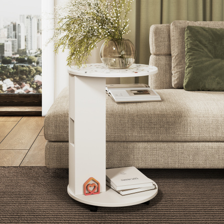 Стол журнальный "Ричи" Белый (Белый)