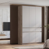 Шкаф 3-х створчатый "Багира" ШК-08 (Дуб смоки/Кашемир)