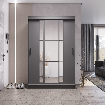 Шкаф-купе "Тайм" ШКК-03 NEW (Графит)