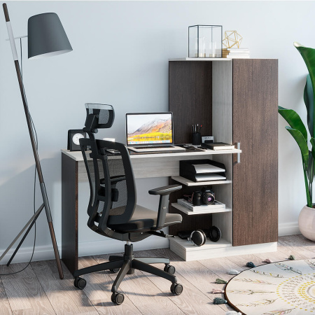 Стол компьютерный "Бейсик"  (венге/лоредо)