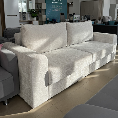 Диван прямой Верона тик-так 2х секционный НПБ (ткань: Шелби 20)