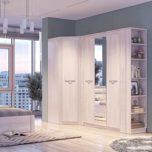 Пенал "Монако" ПН-19 (ясень белый/F12)