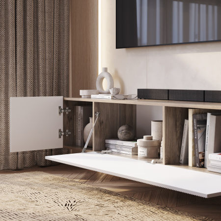 Навесной шкаф "Эмилия" ШКН-03 (Дуб смоки/Айриш (MF03)