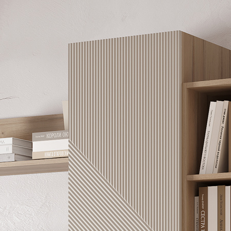 Гостиный модуль "Эмилия" ГМ-12 (Дуб смоки/Айриш (MF03)