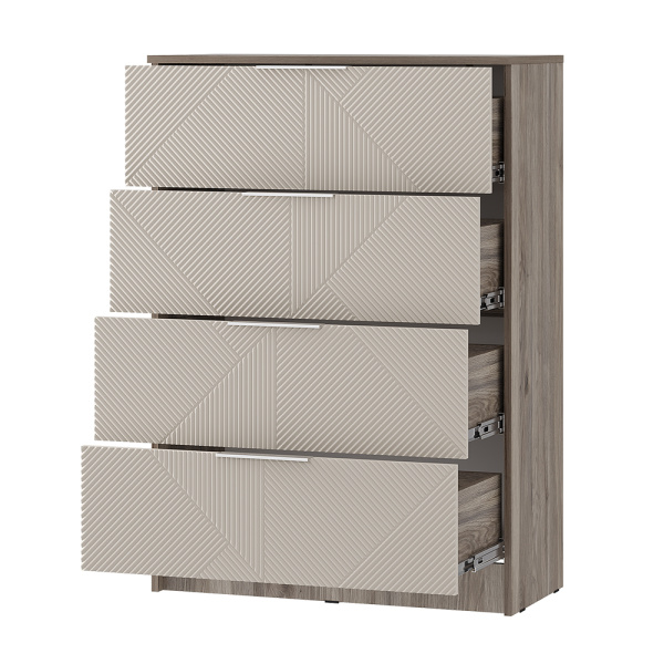 Комод "Эмилия" КМ-02 (Дуб смоки/Айриш (MF03)