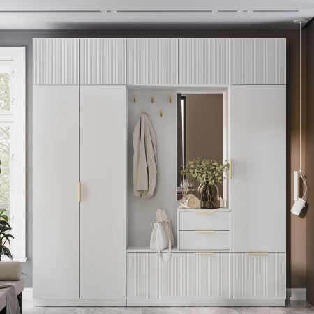 Шкаф 2-х створчатый "Шик" ШК-05 (Белый)