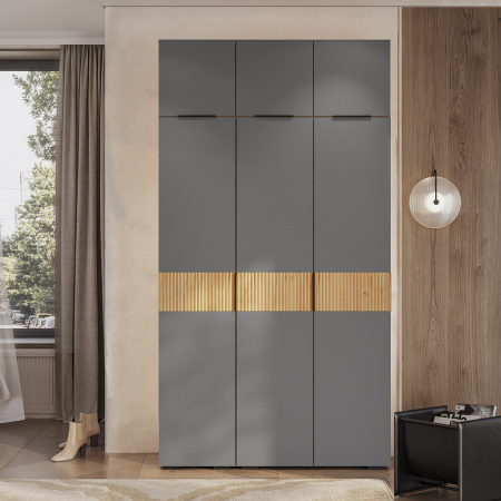 Шкаф навесной "Сандра" ШКН-03 (Крафт/Графит)