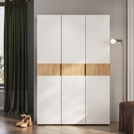 Шкаф 2-х створчатый "Сандра" ШК-04 (Крафт/Белый/Тортуга (М27))