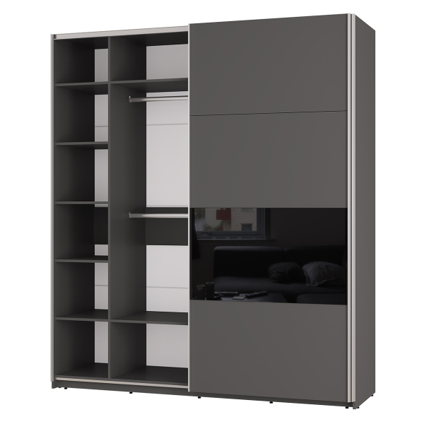 Шкаф-купе "Харви" ШКК-10 (Графит)