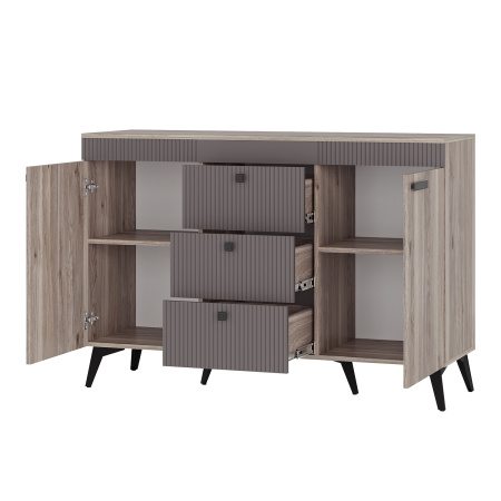 Комод "Кассандра" КМ-12 (Дуб Смоки/MF14)