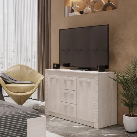 Комод "Монако" КМ-14 (ясень белый/F12)