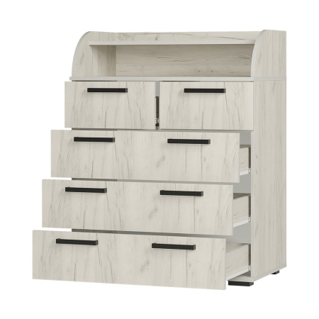 Комод "Стандарт-1 NEW" (дуб крафт белый)