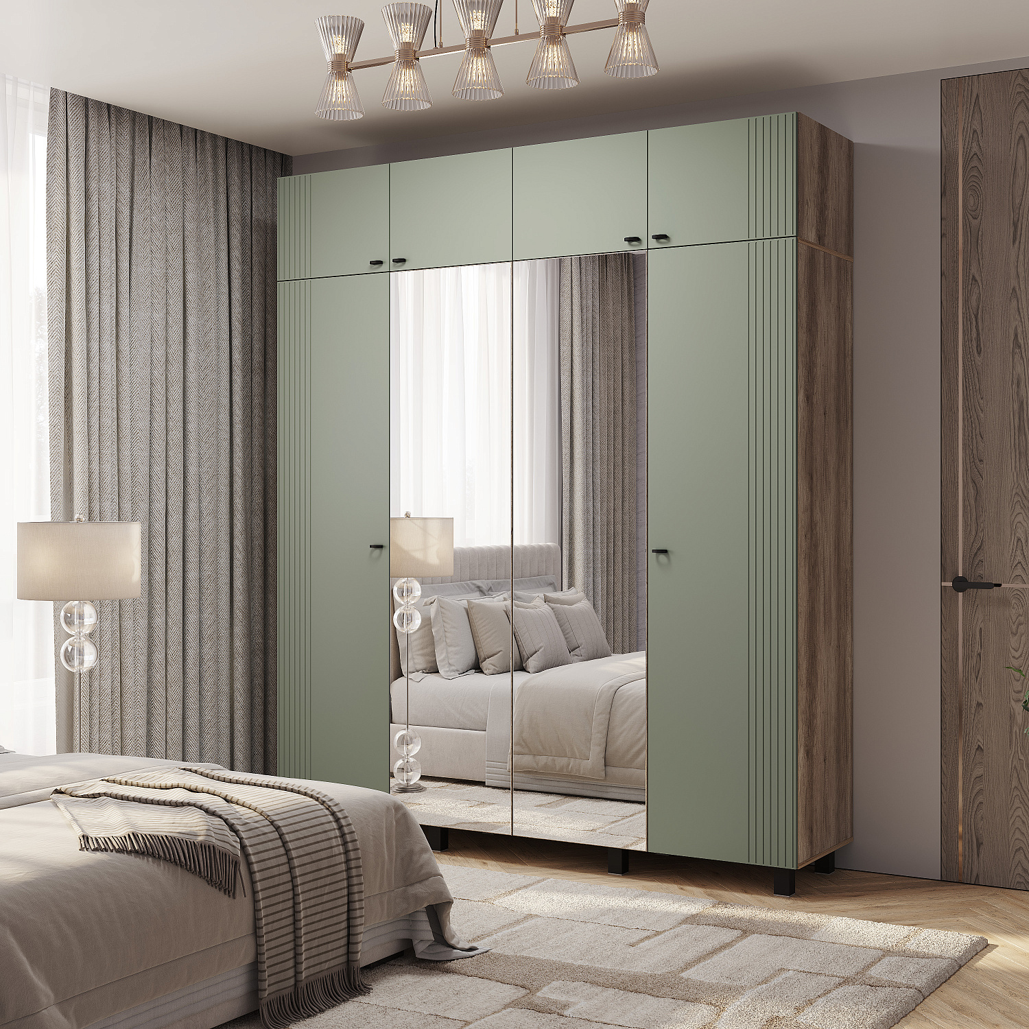 Новые модули коллекции "Олива" - шкафы навесные