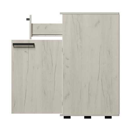 Комод "Стандарт-4 NEW" (дуб крафт белый)