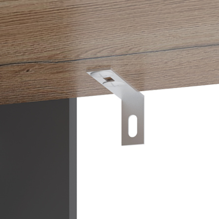 Стол компьютерный "Арчи" (Графит/Дуб керра)