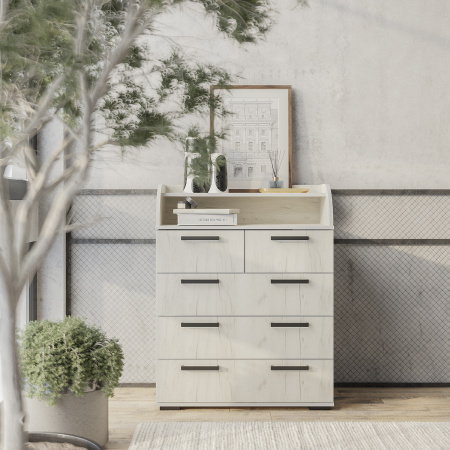 Комод "Стандарт-1 NEW" (дуб крафт белый)