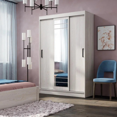 Шкаф-купе "Тео" ШКК-02 NEW (Ясень белый)