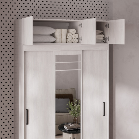 Шкаф-купе "Тео" ШКК-02 NEW (Ясень белый)