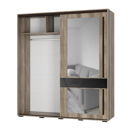 Шкаф-купе "Крафт-8" (дуб каньон)