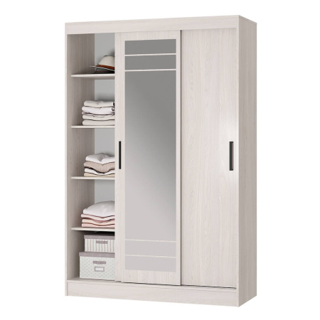 Шкаф-купе "Тео" ШКК-02 NEW (Ясень белый)