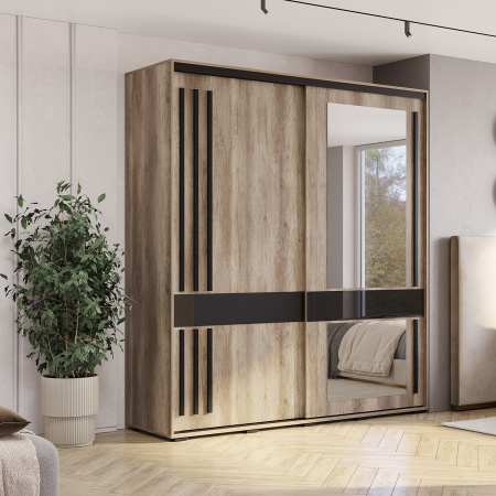 Шкаф-купе "Крафт-8" (дуб каньон)