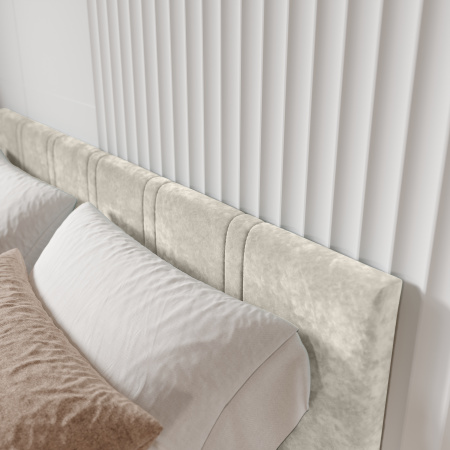 Кровать 1,6 м "Ника" КР-18 (Миндаль)