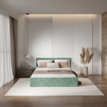 Кровать 1,6 м "Ника" КР-18 (Эвкалипт)