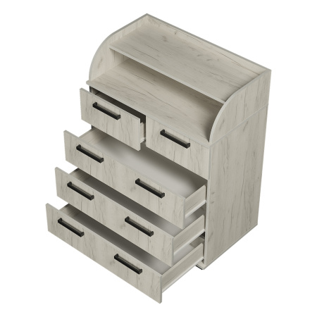 Комод "Стандарт-1 NEW" (дуб крафт белый)