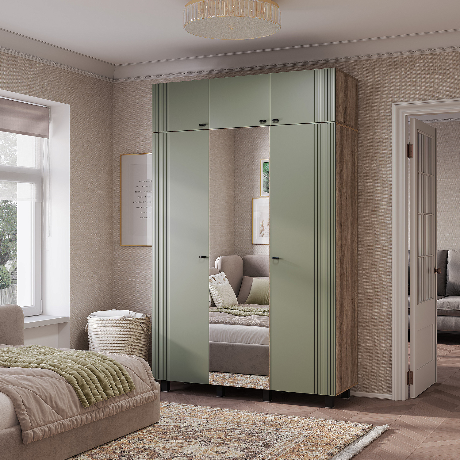 Новые модули коллекции "Олива" - шкафы навесные