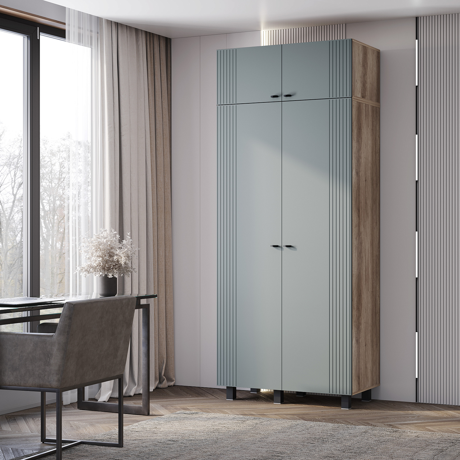 Новые модули коллекции "Олива" - шкафы навесные