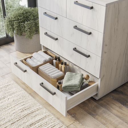 Комод "Стандарт-1 NEW" (дуб крафт белый)