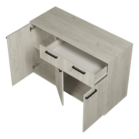 Комод "Стандарт-4 NEW" (дуб крафт белый)